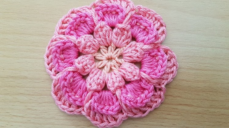Crocheted flower 48