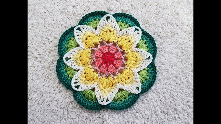 Crocheted flower 53