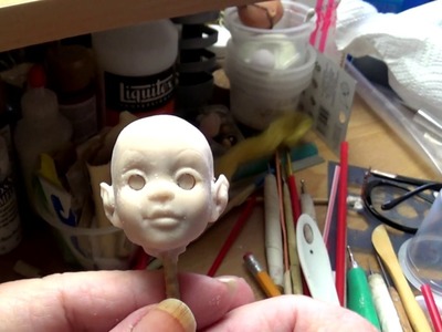 Day 4 Blogging sculpting my new doll