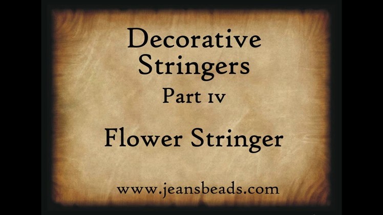 Decorative Stringers Part 4 by Jeannie Cox  Lampwork Glass