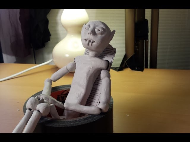 DIY Clay Doll - Assembling the doll