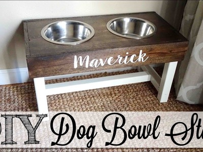 DIY Dog Bowl Stand ????