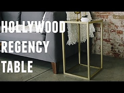DIY Hollywood Regency Table - HGTV