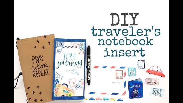 DIY JOURNAL USING NEW PRINT & PRAY JOY IN THE JOURNEY KITS!