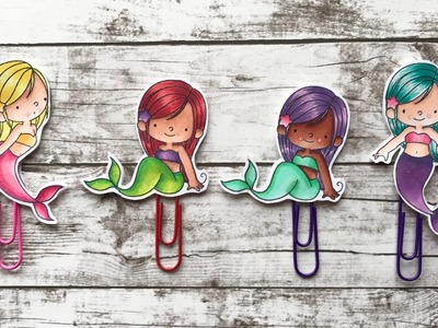 DIY Mermaid Paper Clips Process Video | Not2Shabby DT Project | (MFT)
