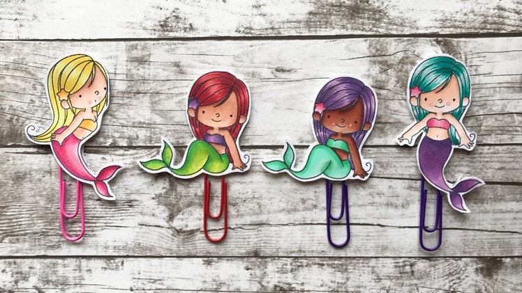 DIY Mermaid Paper Clips Process Video | Not2Shabby DT Project | (MFT)