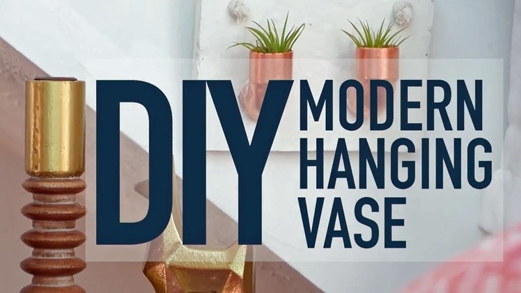 DIY Modern Hanging Vase - HGTV