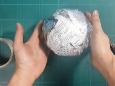 DIY Paper Ball for Artificial Pomander and Topiary