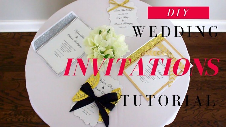 DIY WEDDING INVITATIONS | FAST, EASY, & AFFORDABLE