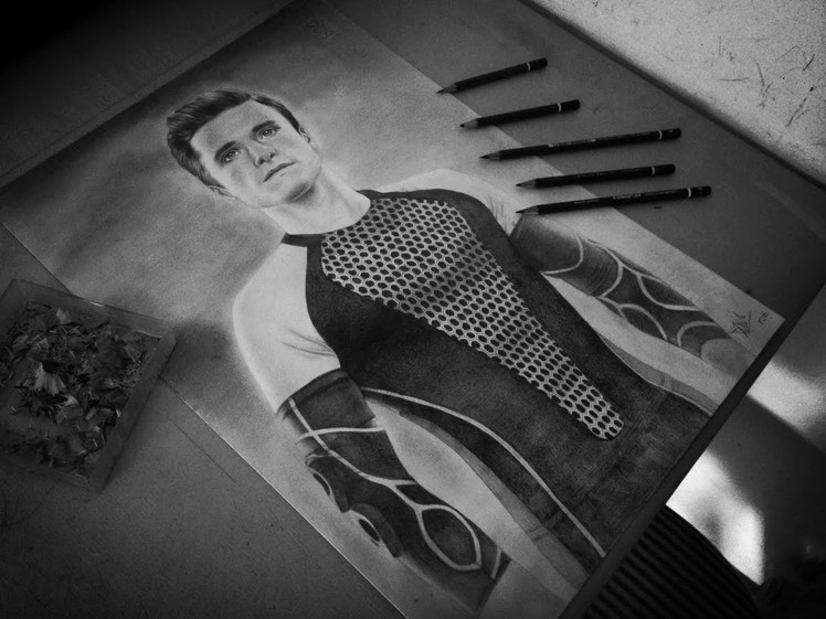 Drawing Peeta Mellark (Josh Hutcherson)