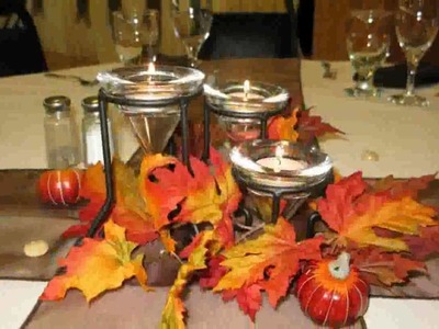 Fall Table Decorations Ideas