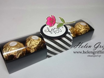 Ferrero Rocher Gift Tray.Tube Tutorial with Stampin'Up!