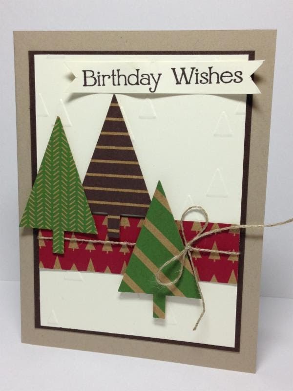 Festival of Trees Stampin Up Online Card Class 6 of 6