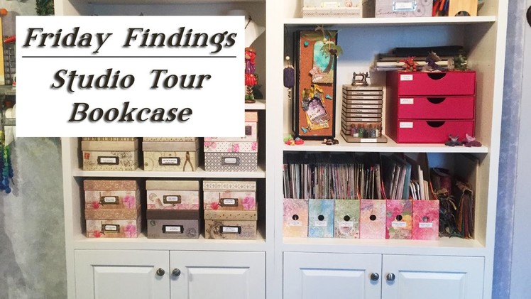 Friday Findings-Studio Tour Part 2-Bookcase
