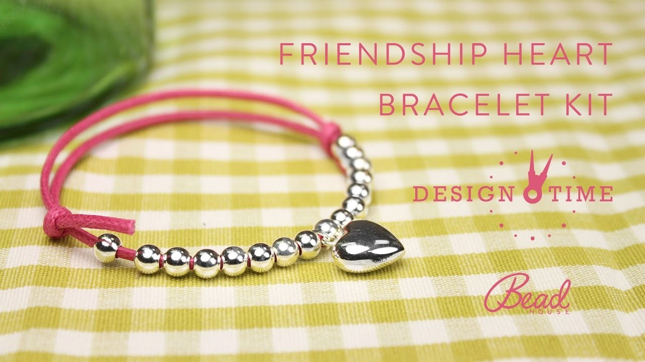 Friendship Heart Bracelet Kit - Design Time