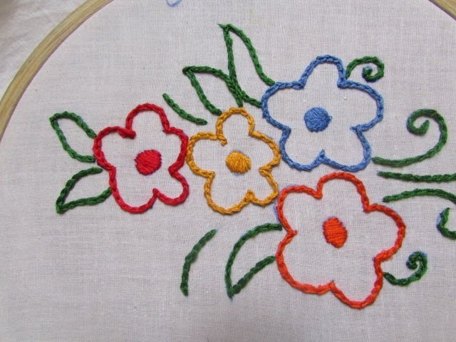 Hand Embroidery-  Chain Stitch Tutorial