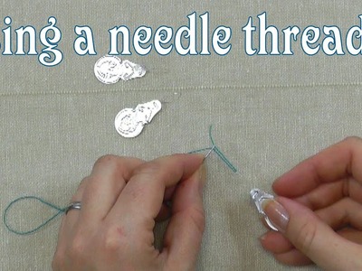 Hand Embroidery - How to use needle threader