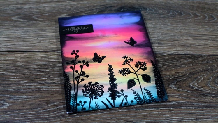 How to Create Scenic Sunset Cards
