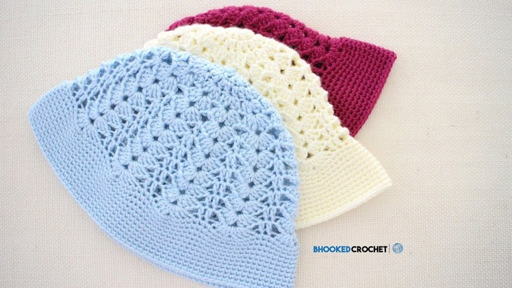 How to Crochet a Sun Hat Left Handed