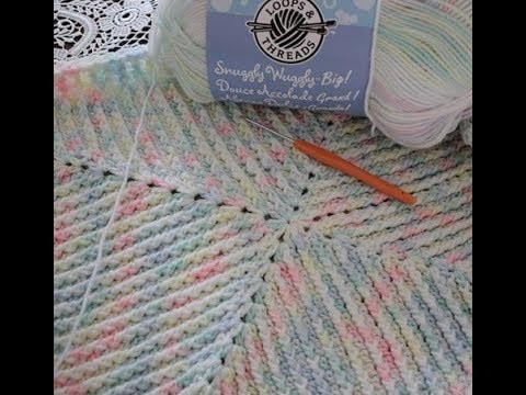 How to crochet Cotton Candy Blanket