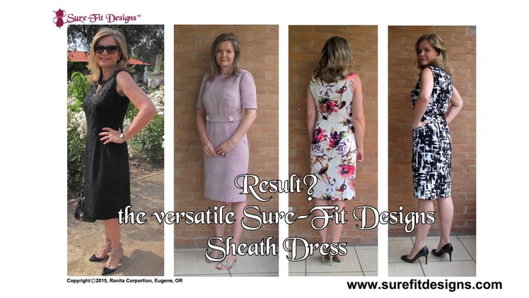 How to design the basic Sheath Dress with Sure-Fit Designs™