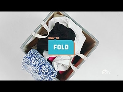 How to Fold Laundry - How to House - HGTV