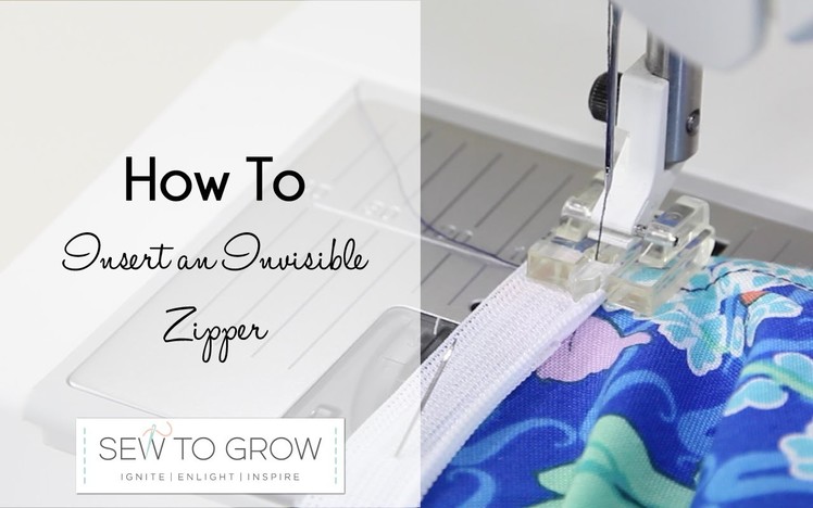 How To Insert an Invisible Zipper Into a Garment