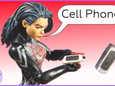 How to Make a 1:12 Scale Cell Phone, DIY Action Figure Sized Mobile Phone