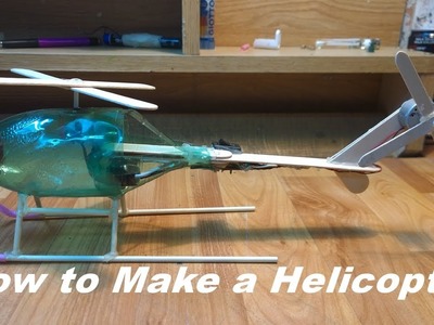 How to Make a Helicopter - Simple Electric Helicopter DIY
