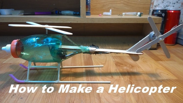 How to Make a Helicopter - Simple Electric Helicopter DIY