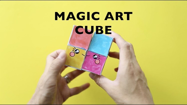 How to Make a Magic Paper Art Cube Transformer