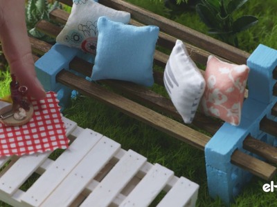 How to Make a TINY Simple Outdoor Bench