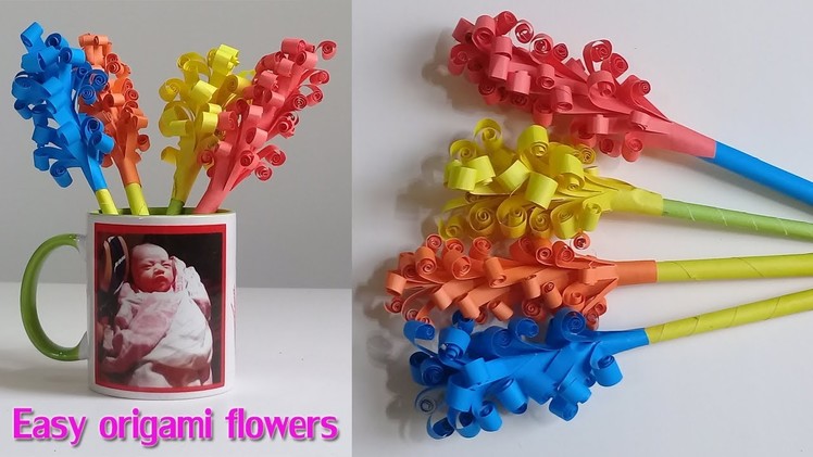 How to Make Easy Origami Flowers for Beginners | Beautiful Paper Flowers