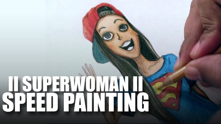 IISuperwomanII Speed Painting | Mad Stuff With Rob