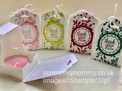 In colour festival 5 boxed tea light holder Stampin' Up! products