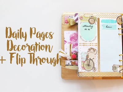 Last Week Flip Through | Daily Pages Decoration | June 2016 | Decorate with Me | Kikki.K Planner