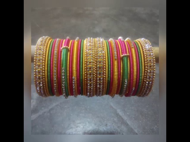 Latest thread bangles and hanging wedding collection