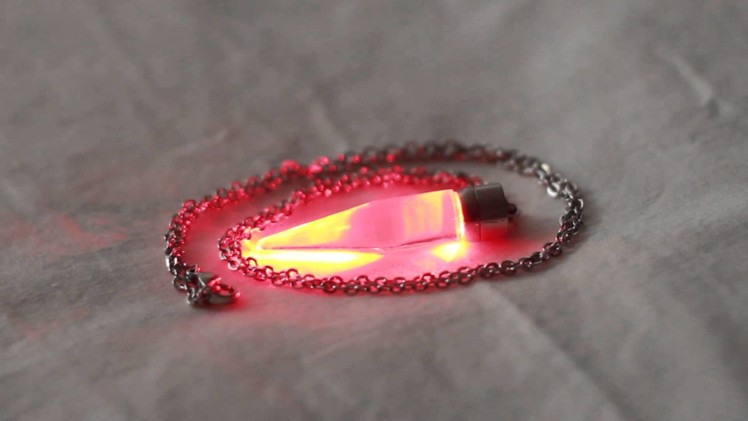 LED Light up Glow Pendant Necklace