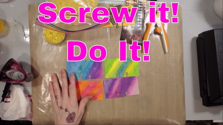 Live Stream - Screw it and Do It!! Lets Create Together!! Rolodex cards and Journal work!