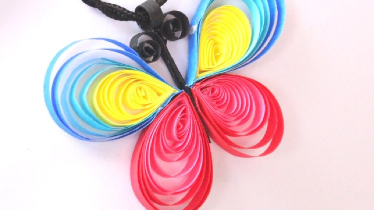 Make a Cute Quilled Butterfly Pendant - Style - Guidecentral