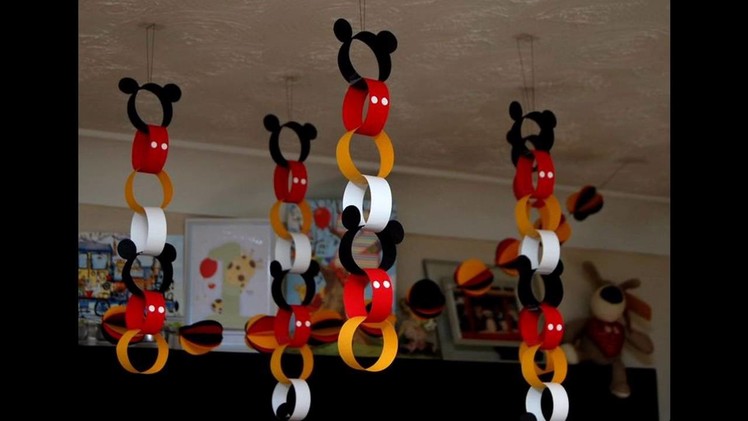 Mickey mouse party themed decorating ideas