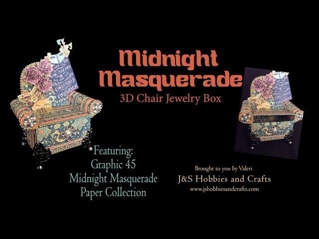 Midnight Masquerade Chair by Valeri at J and S Hobbies and Crafts
