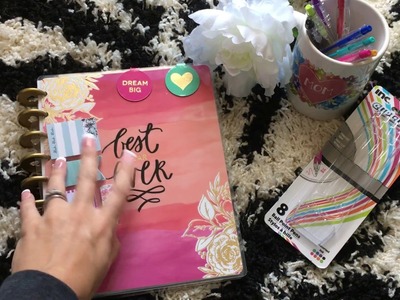 MY FIRST HAPPY PLANNER!!! DETAILS, A LOOK INSIDE, PART ONE!