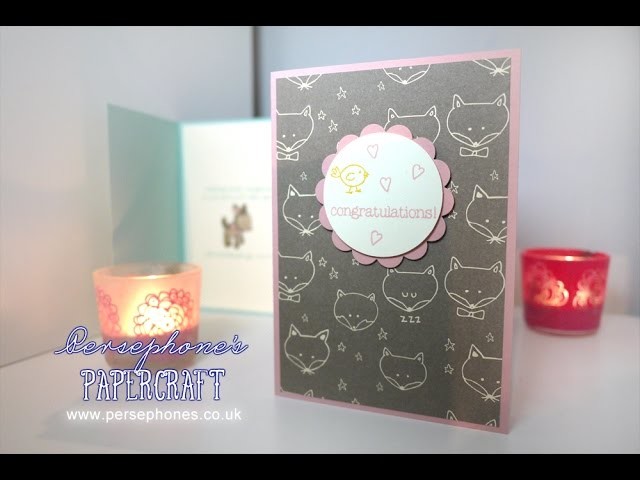 New Baby Welcome Card | Stampin' Up (UK) with Persephone's Papercraft