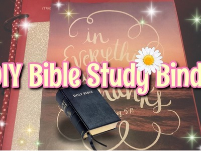 New DIY Bible Study Binder