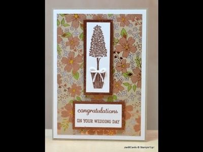 No.184 - Heat-Embossed Layers & Sharpie Backgrounds - JanB UK Stampin' Up! Demonstrator Independent
