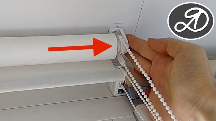 Non-standard installation of roller blinds. How to install roller blinds DIY