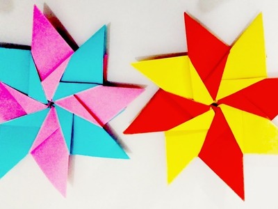 Origami star 'Mandala Carla' by Origami Things-How to make an Origami Star Mandala -Easy origami