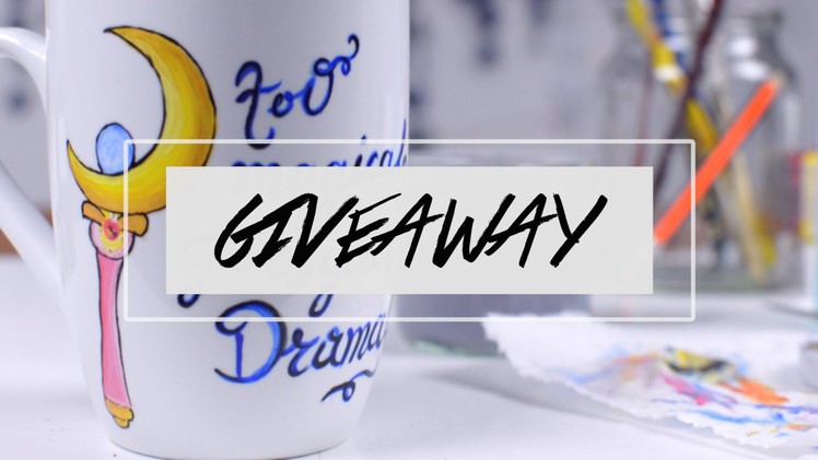 Paint a mug with me + GIVEAWAY (CLOSED)