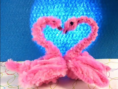 Pipe cleaner Crafts - Swan